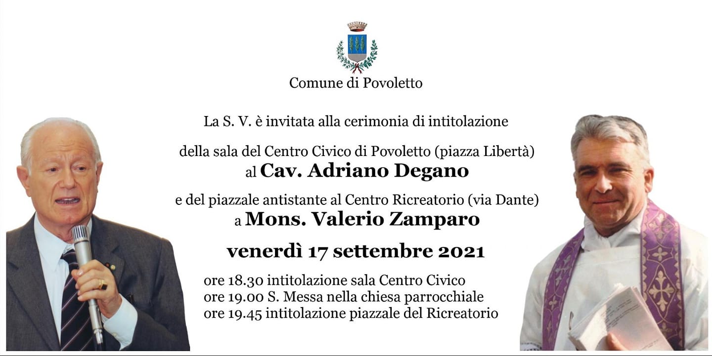 Scopri di più sull'articolo Intitolazione centro civico e piazzale